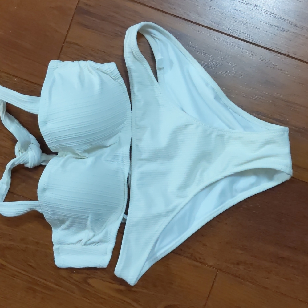 White bikini